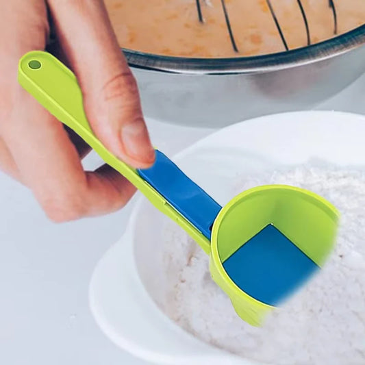 Elevate Your Kitchen Experience with the Professional No-Spill Measuring Spoon and Funnel for Effortless Protein Powder, Sports Drinks, and Baby Formula Refills