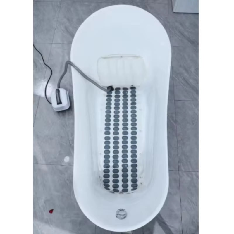 New Electric Bathtub Bubble Massage Mat Waterproof Anti-Slip Body Spa Home Full Body Massage Bathtub Bubble Machine SPA